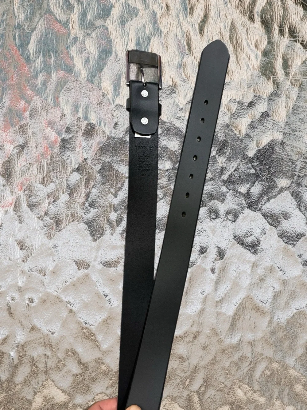 NWOT - LEVIS STRAUSS Genuine Leather Mens Black Belt